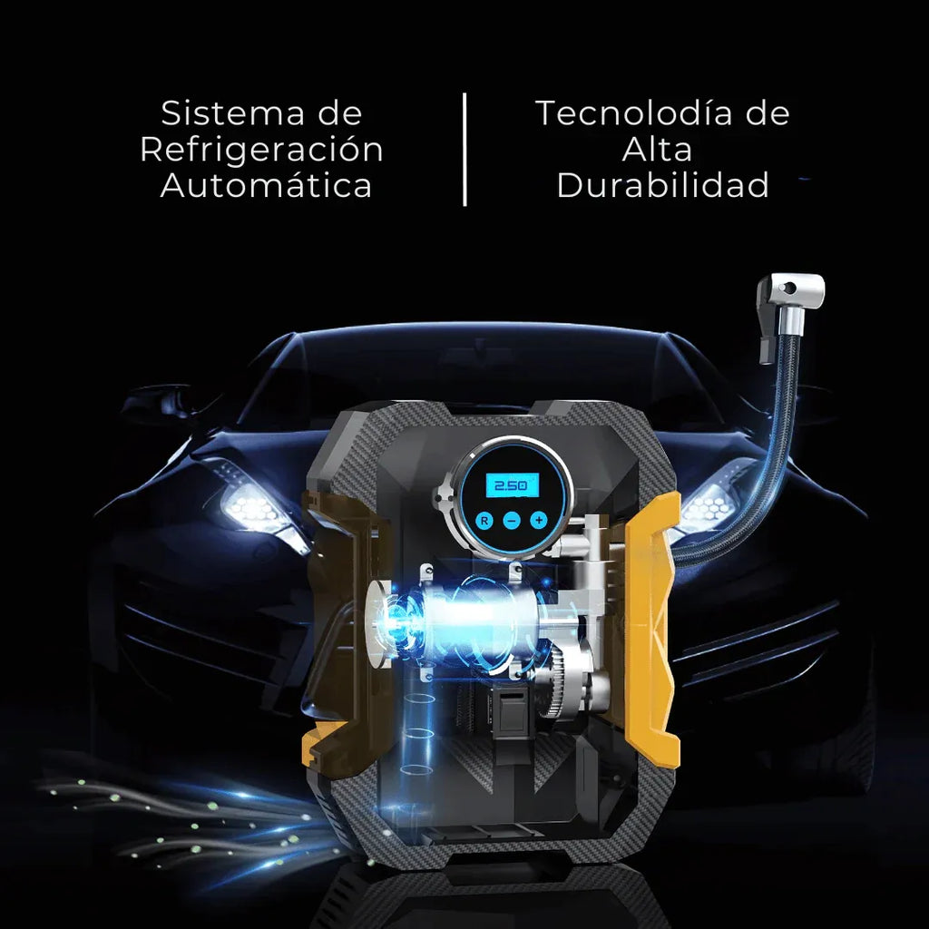 Compresor Digital Multifuncional Portátil - CARSUN